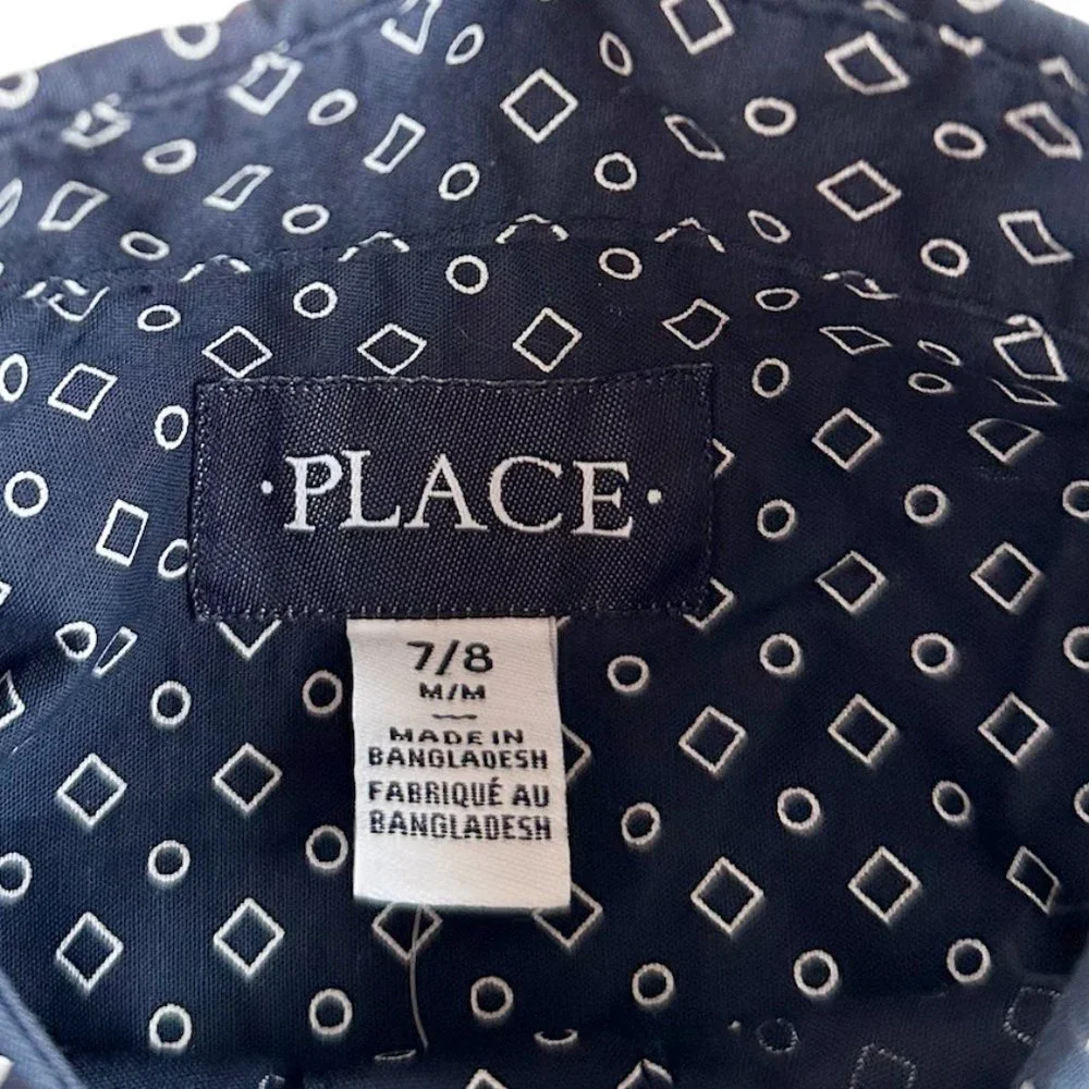 NWOT The Children’s Place Blue Button Down Shirt